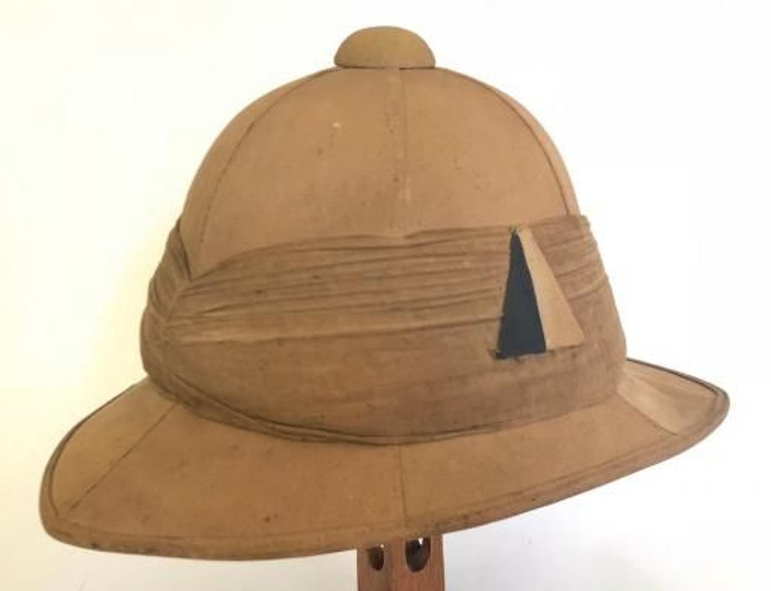 WW1 Army Service Corps 1915 Other Rank's Wolseley Pattern Sun Helmet