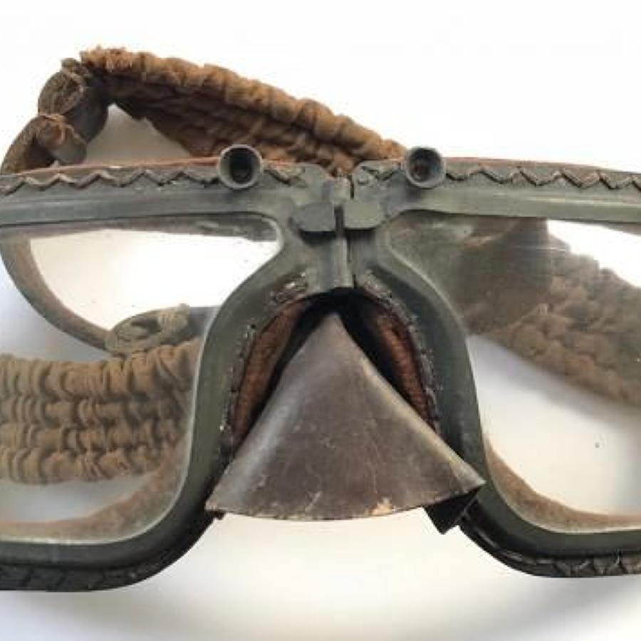 WW2 RAF "Battle of Britain" Period MKIIIa Flying Goggles.