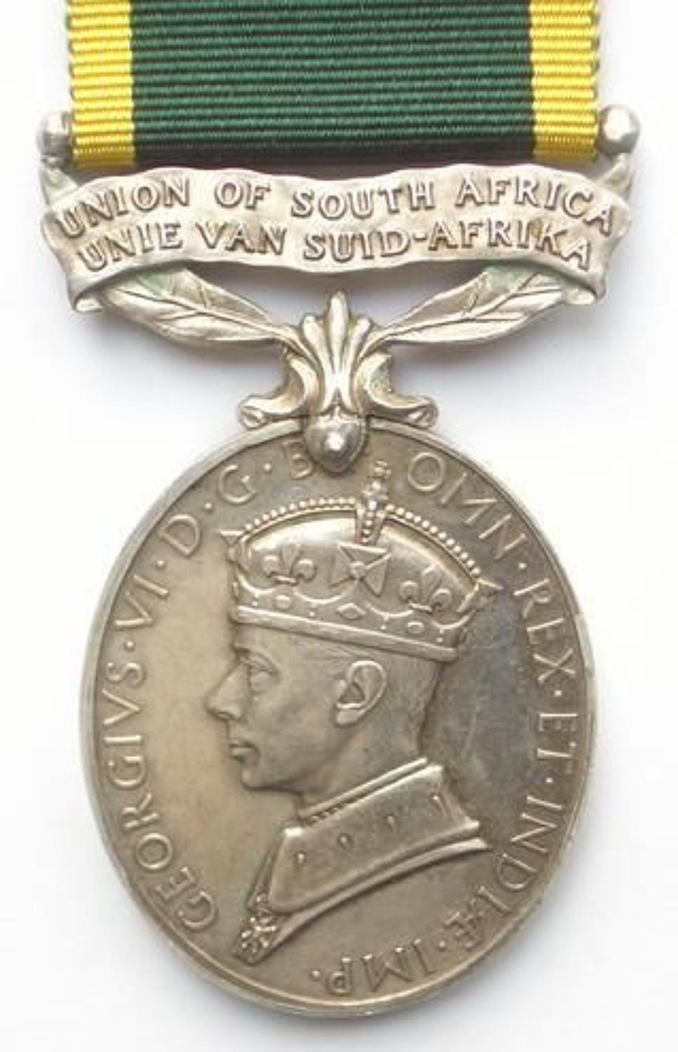 South African Armoured Corps Officer’s Efficiency Medal.