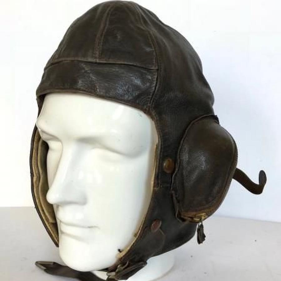 WW2 RAF 1939 "Battle of Britain" Period B Type Flying Helmet.