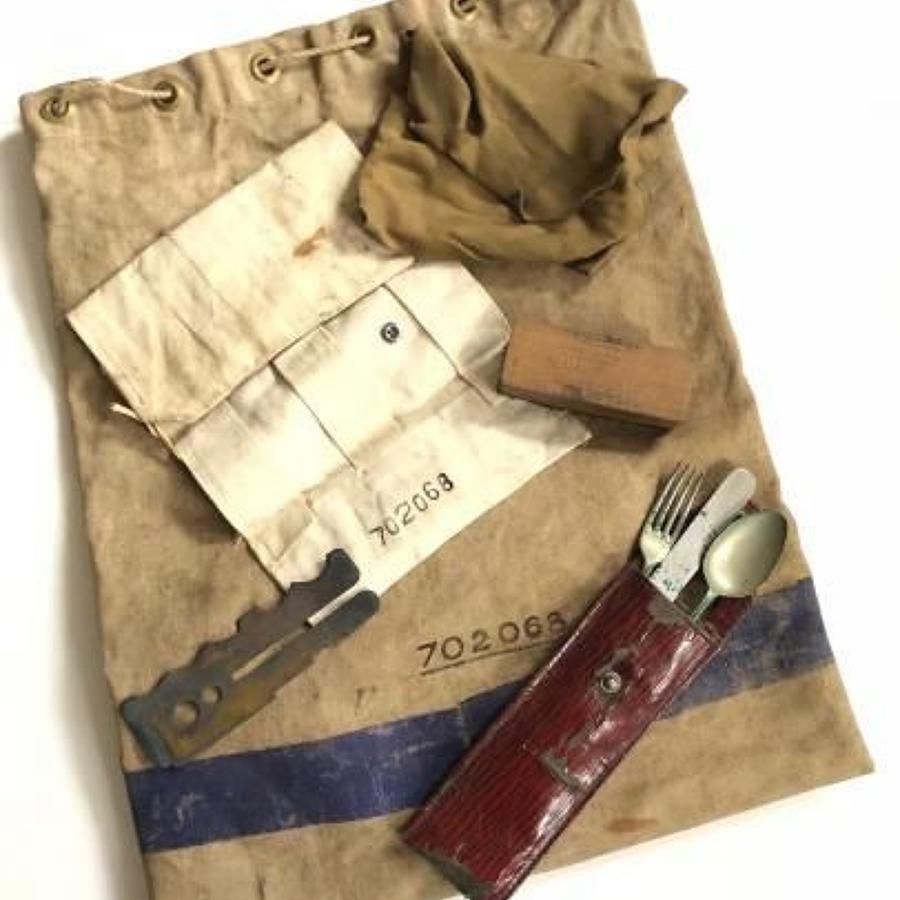 WW2 RAF Kit Bag Etc.