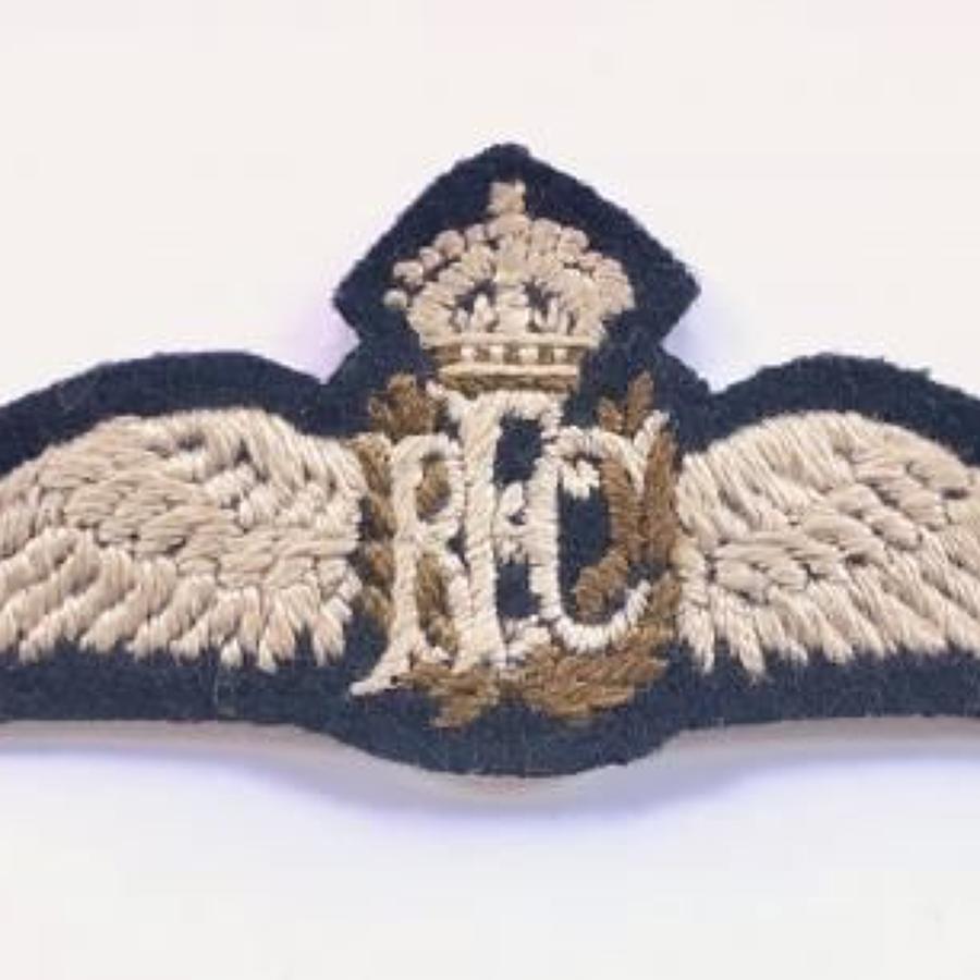 WW1 Royal Flying Corps RFC Pilots Wings.