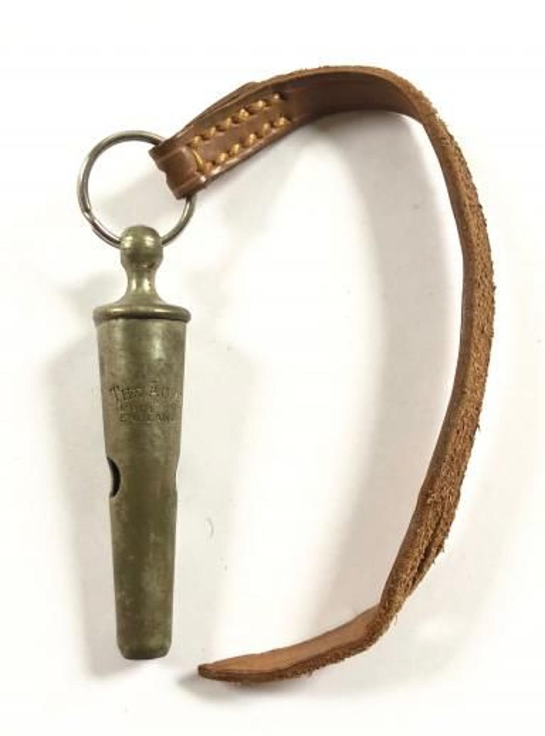 Boer War / WW1 Unusual Officer's Whistle.