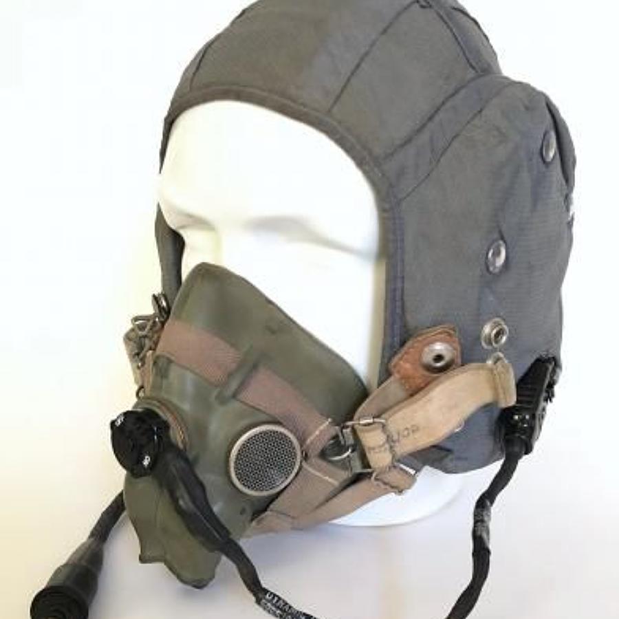 RAF Cold War Period G Type Flying Helmet and H Type Mask Combination.