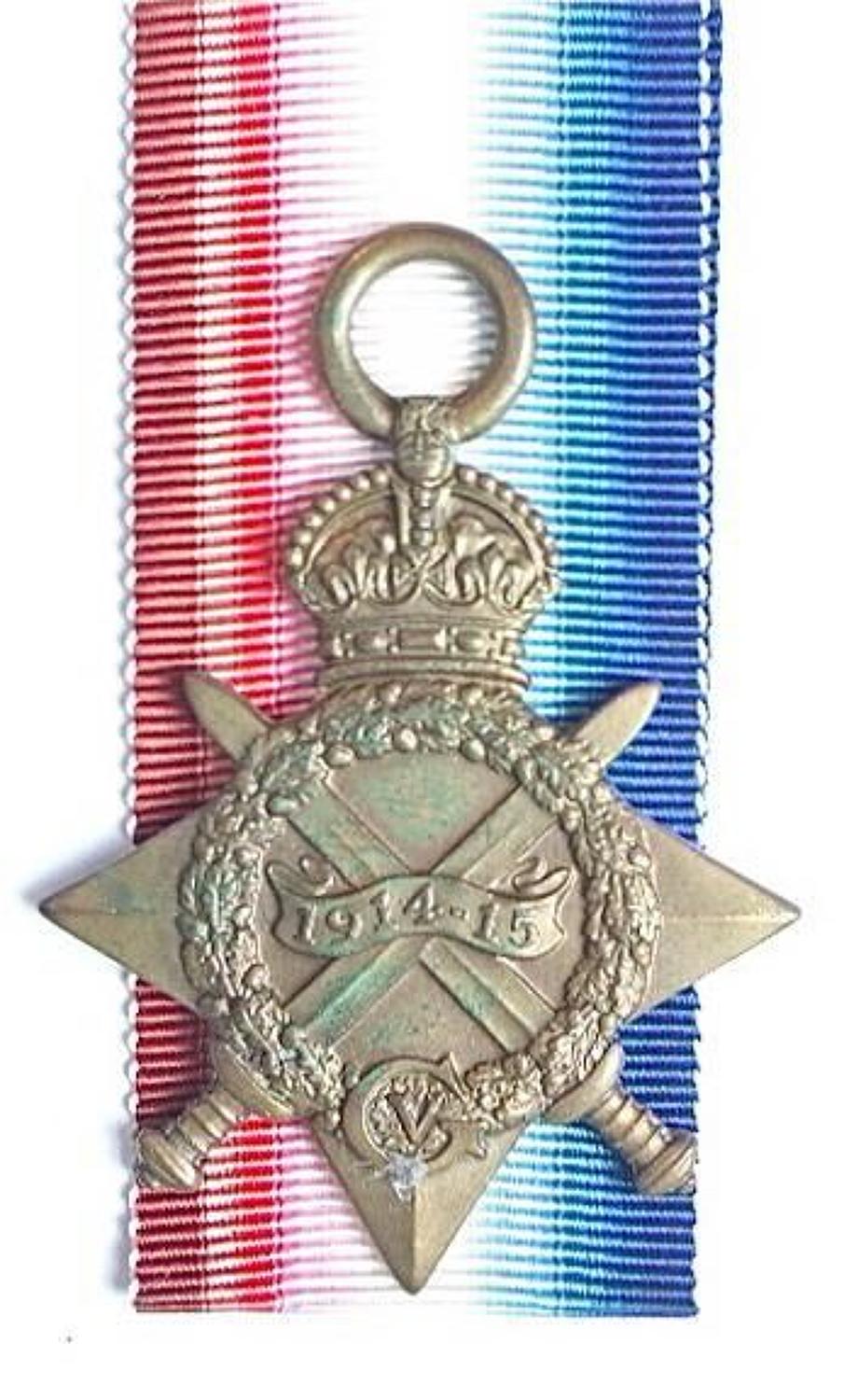 Durham Light Infantry 1914/15 Star.