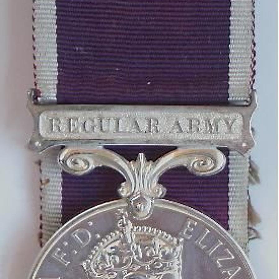 Royal Army Service Corps Army Long Service & Good Conduct Medal.