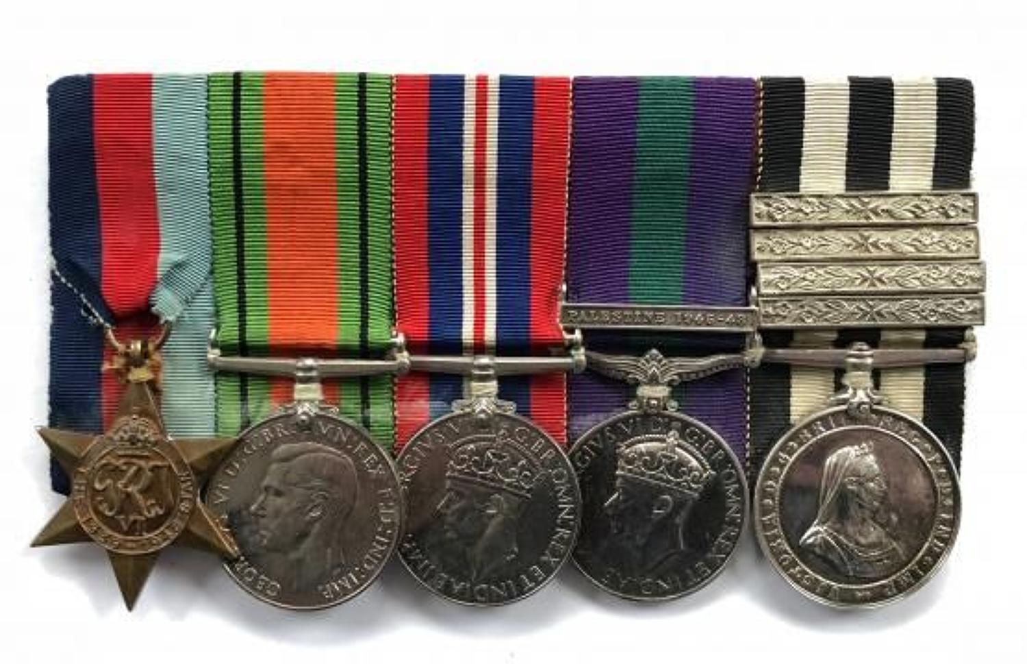 WW2 RAF St.John Ambulance Long Service Group of Five Medals.