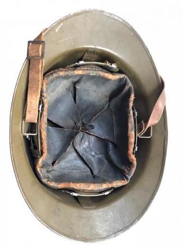 WW2 Pattern Battle of France Period French Artillery Helmet.