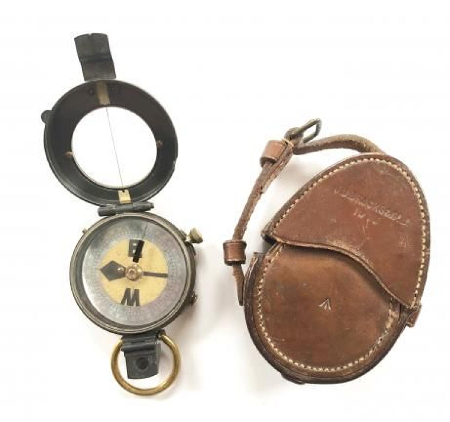 British Army Pre WW1 Battle of Mons Period Issue Compass.