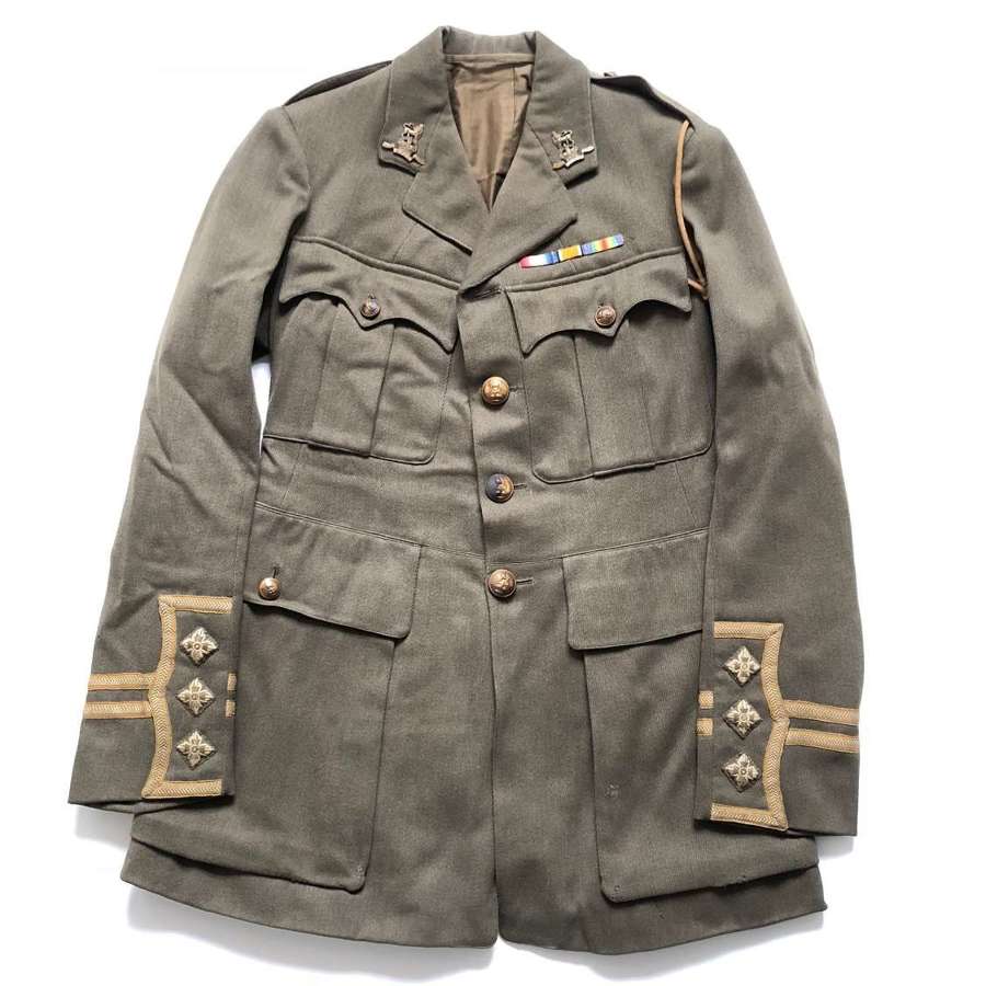 WW1 Royal West Kent Officer’s Cuff Rank Service Dress Tunic.