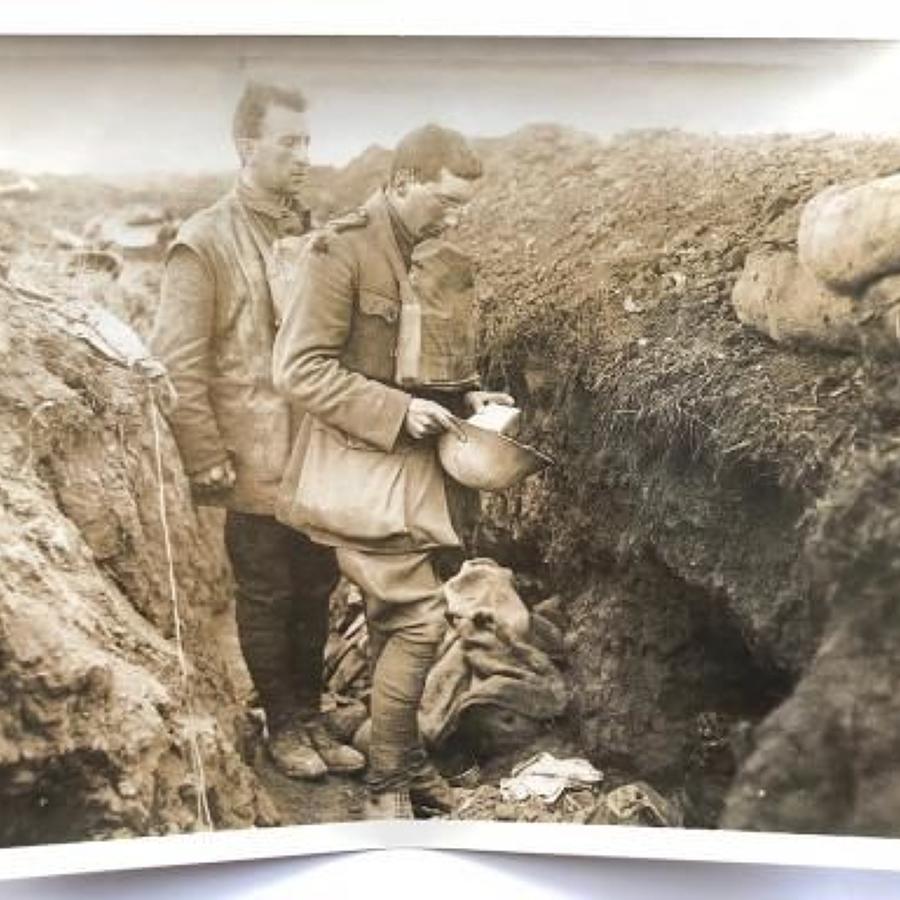 WW1 Superb Royal Munster Fusiliers Press Photograph