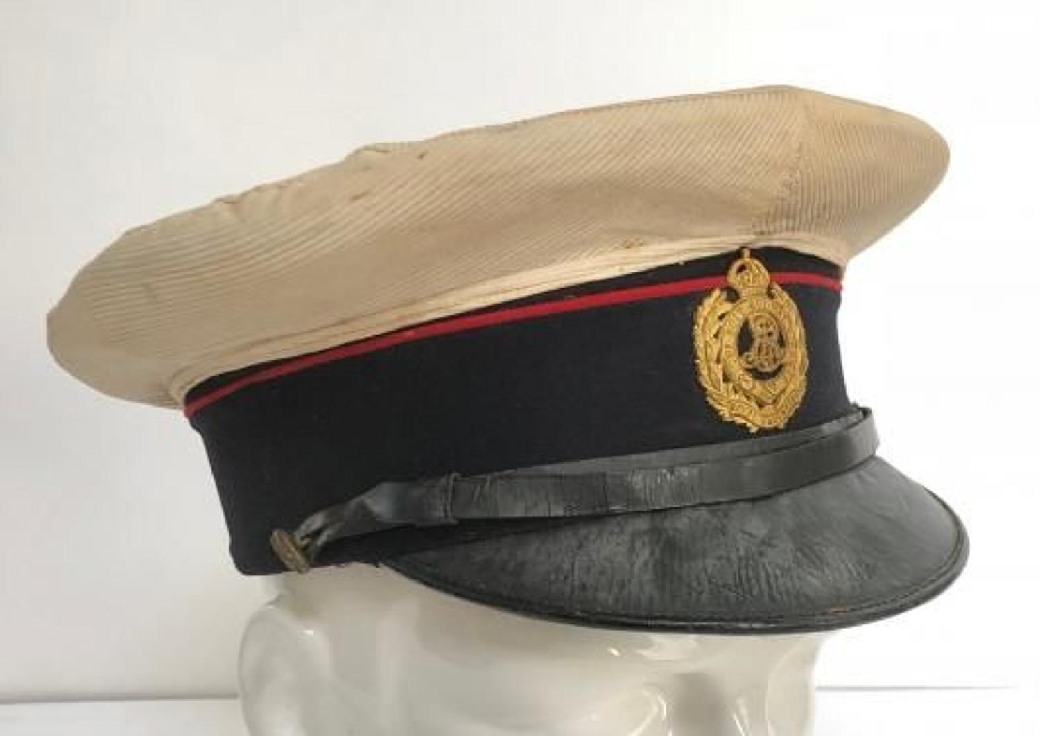 Edward VII Royal Engineers Officer's Cap.