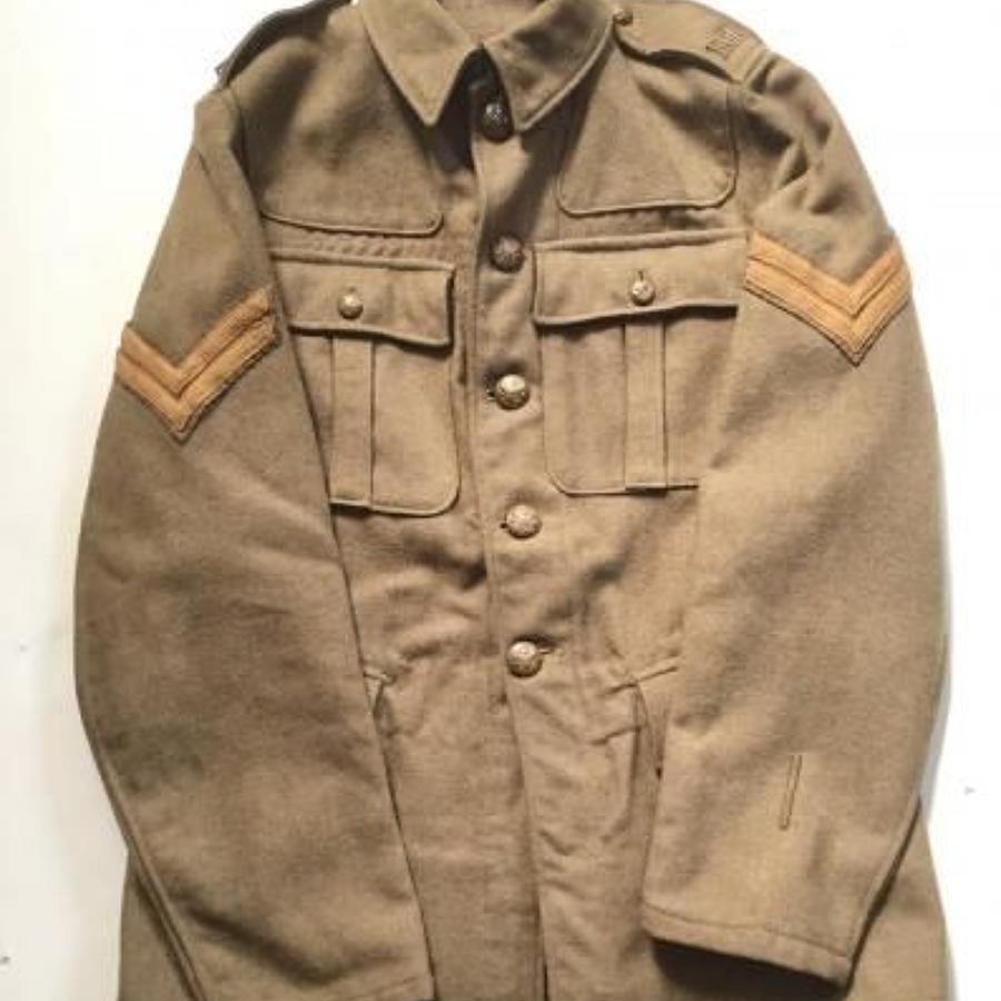 WW1 Royal Garrison Artillery 1902 Pattern Other Rank's Trench Tunic.