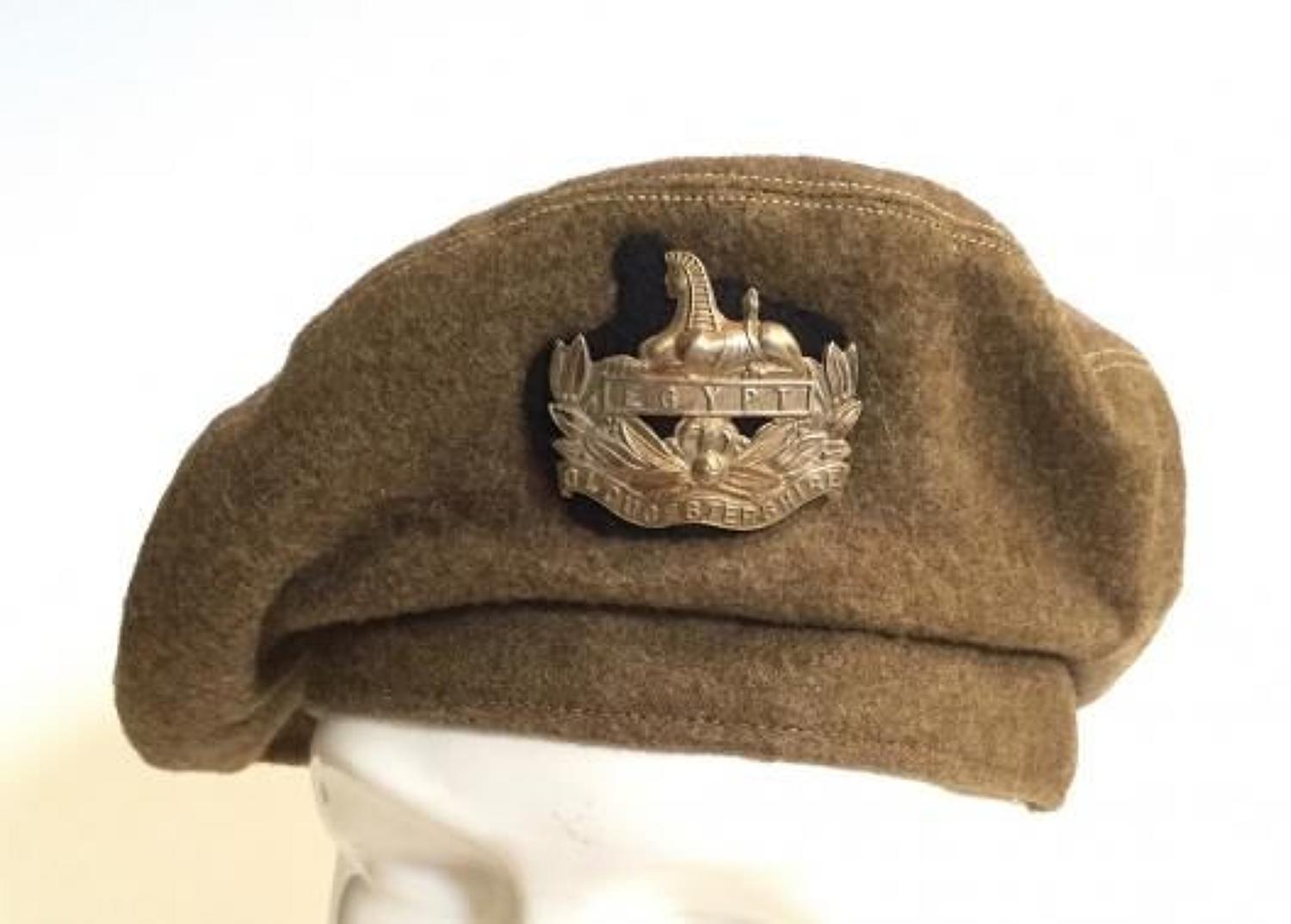 WW2 1945 Gloucestershire Regiment General Service Beret.