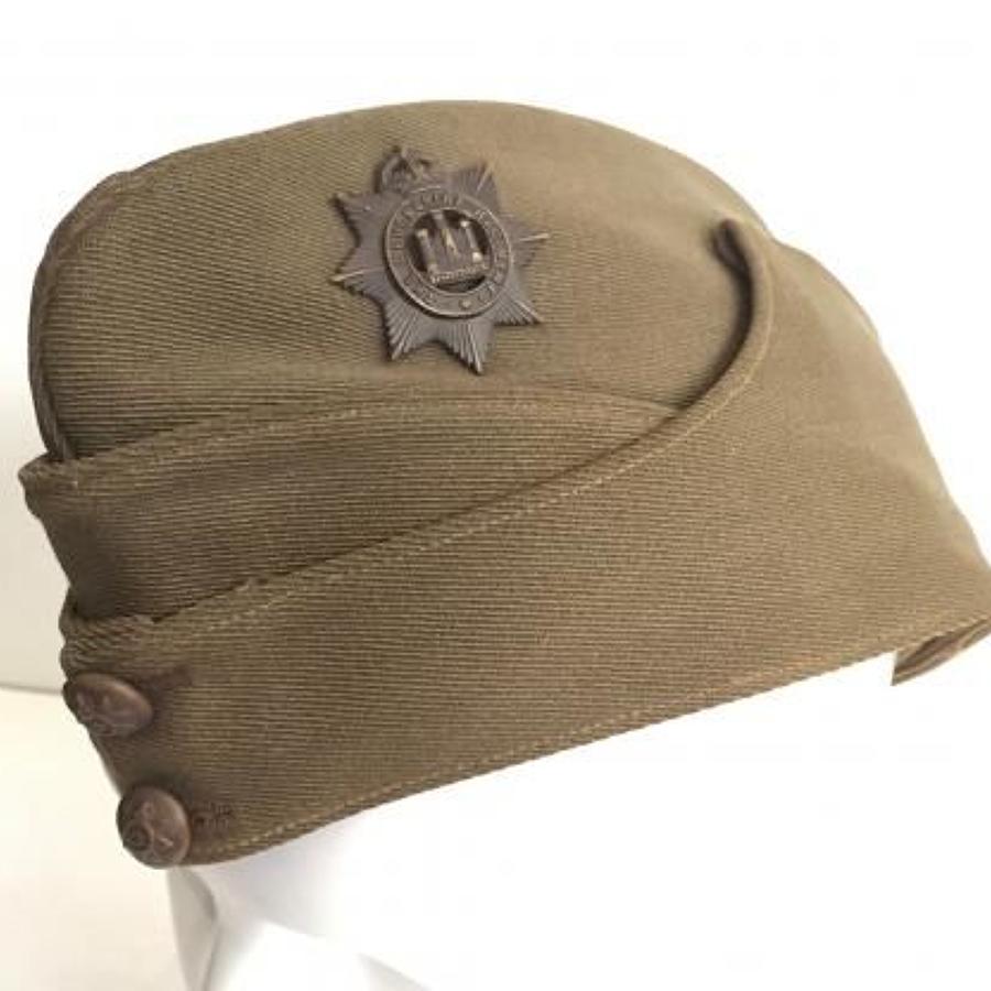WW2 Devonshire Regiment Officer's Side Cap.