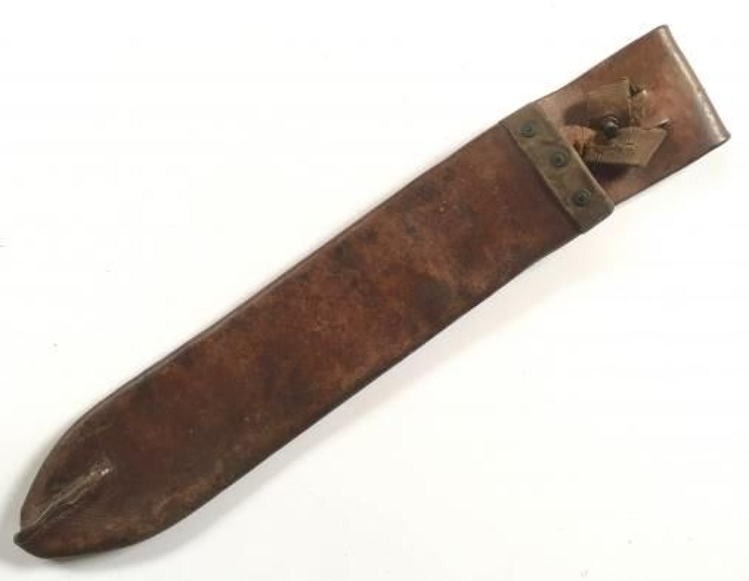 WW1 1917 Machete Leather Scabbard.