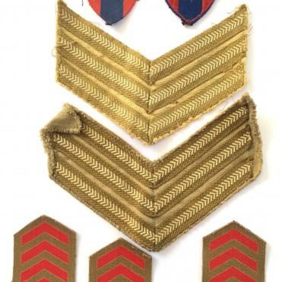Selection of WW2 Cloth Badges