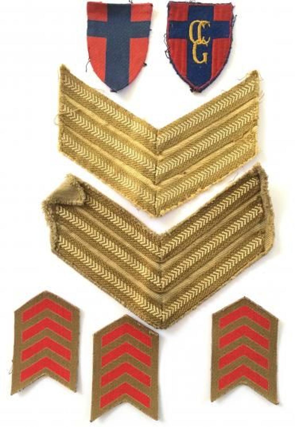 Selection of WW2 Cloth Badges