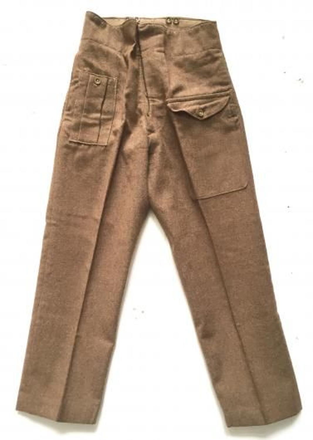 1946 Pattern British Army Battledress Trousers.