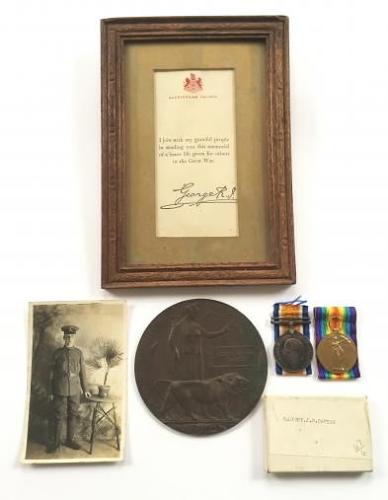 WW1 Montgomeryshire Yeomanry Royal Welsh Fusiliers Cardiff Pals Medals