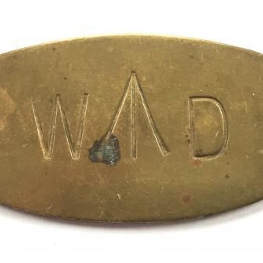WW1 Period Brass WD Dispensary Brass King Ring Tag.