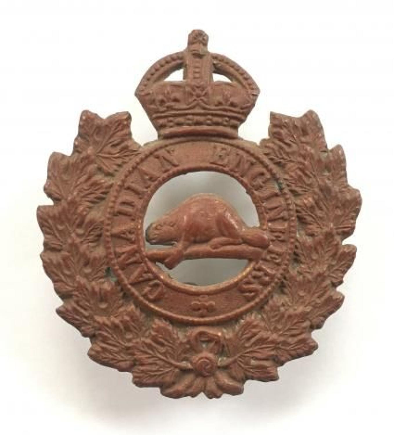 WW1 Canadian Engineers Cap Badge.