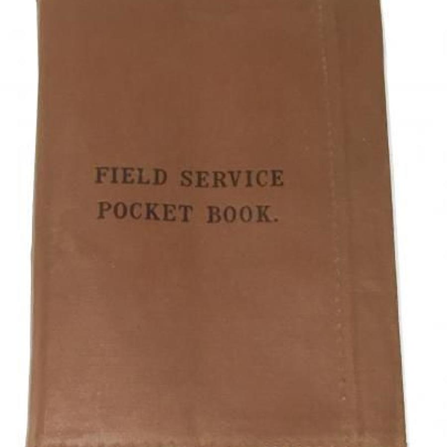 WW2 Period British Army Field Service Pocket Book Cover.