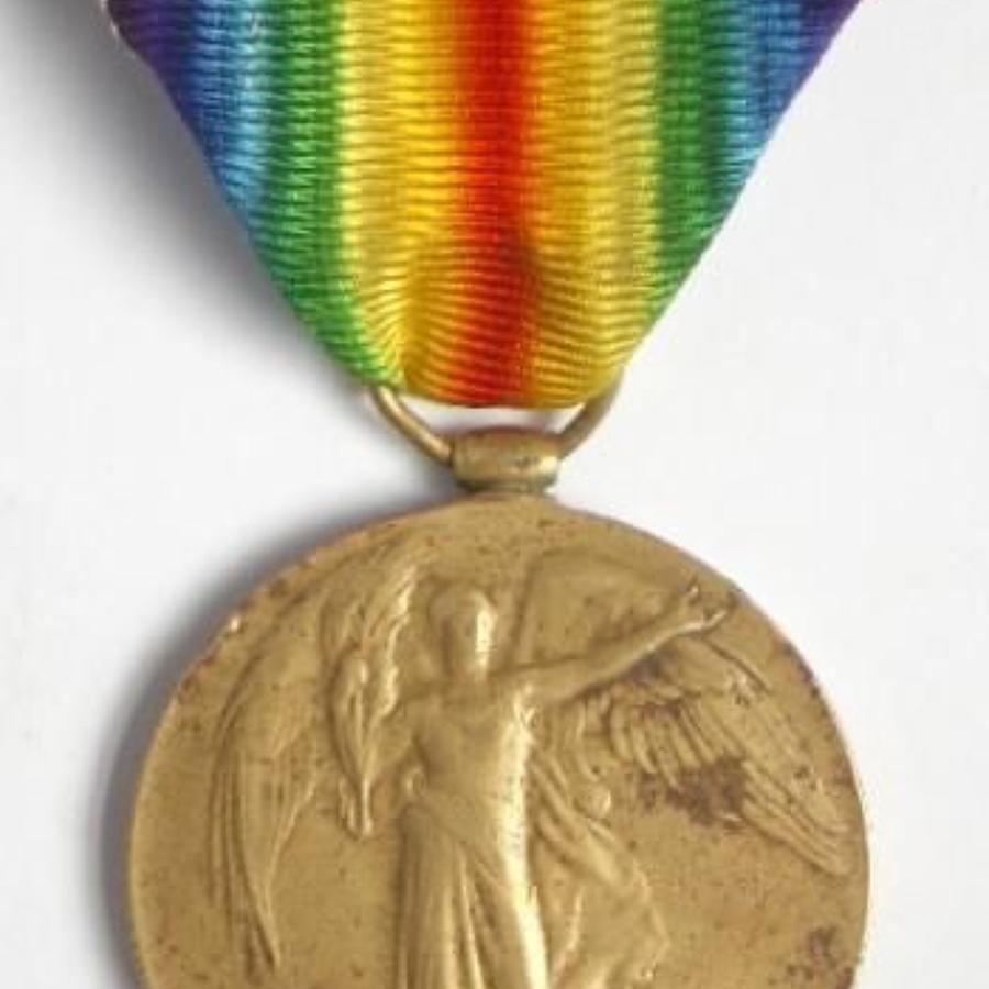 WW1 Manchester Regiment Victory Medal.