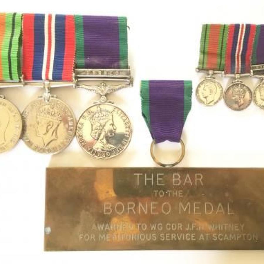 RAF Wing Commander Medal Group RAF Scampton Interest