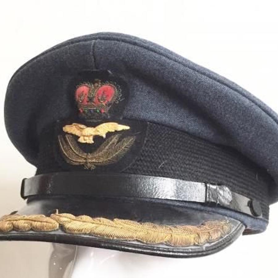 RAF Cold War Period Group Captain's Cap.