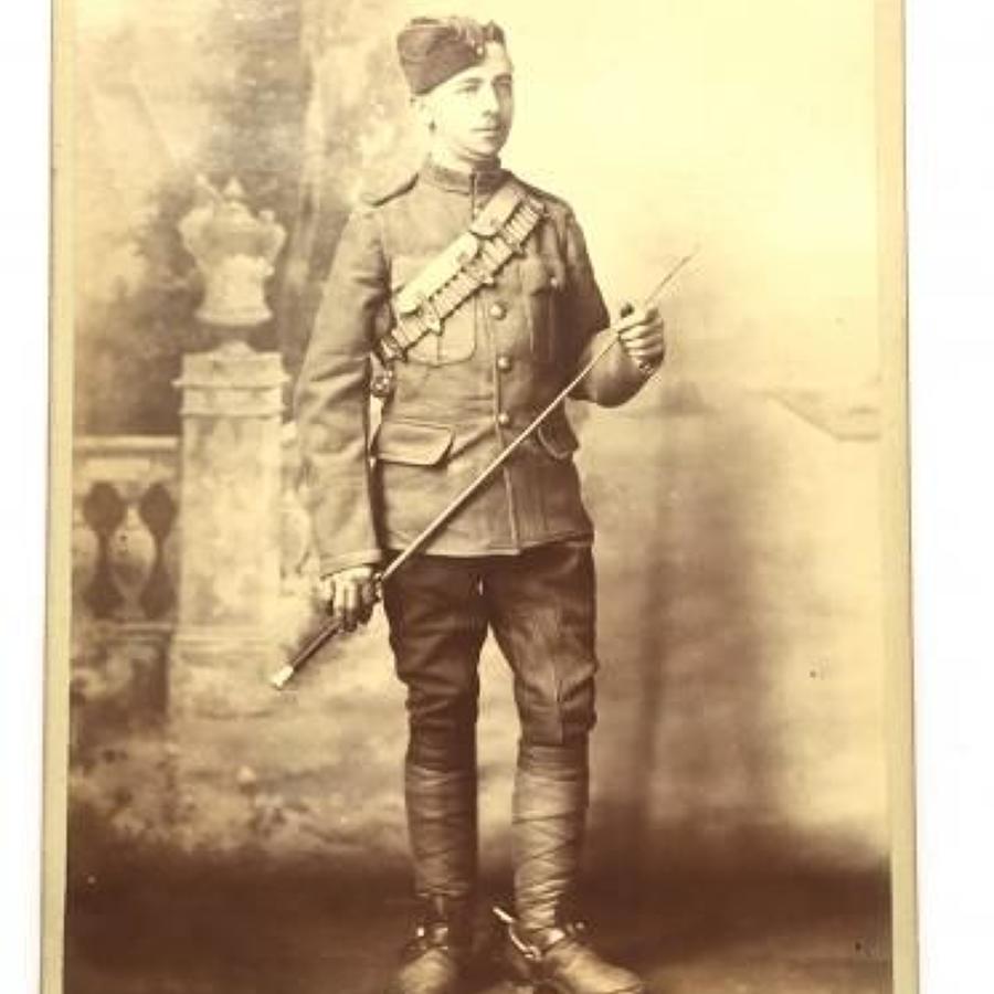 Boer War Berkshire Imperial Yeomanry Newbury Carte-de-Visite Photograp