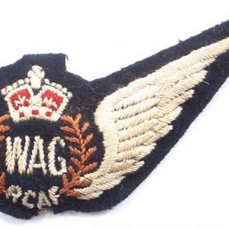 WW2 Royal Canadian Arir Force Wireless Air Gunner (W.AG) brevet.