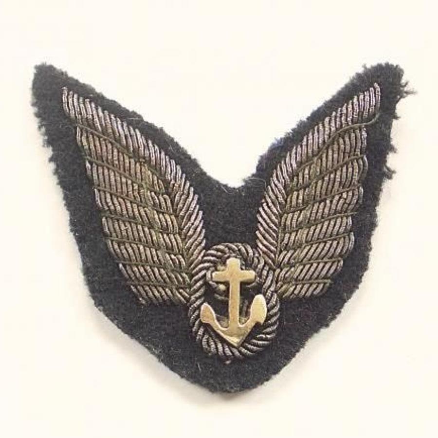 Fleet Air Arm Pre 1937 Officer Observer Badge.