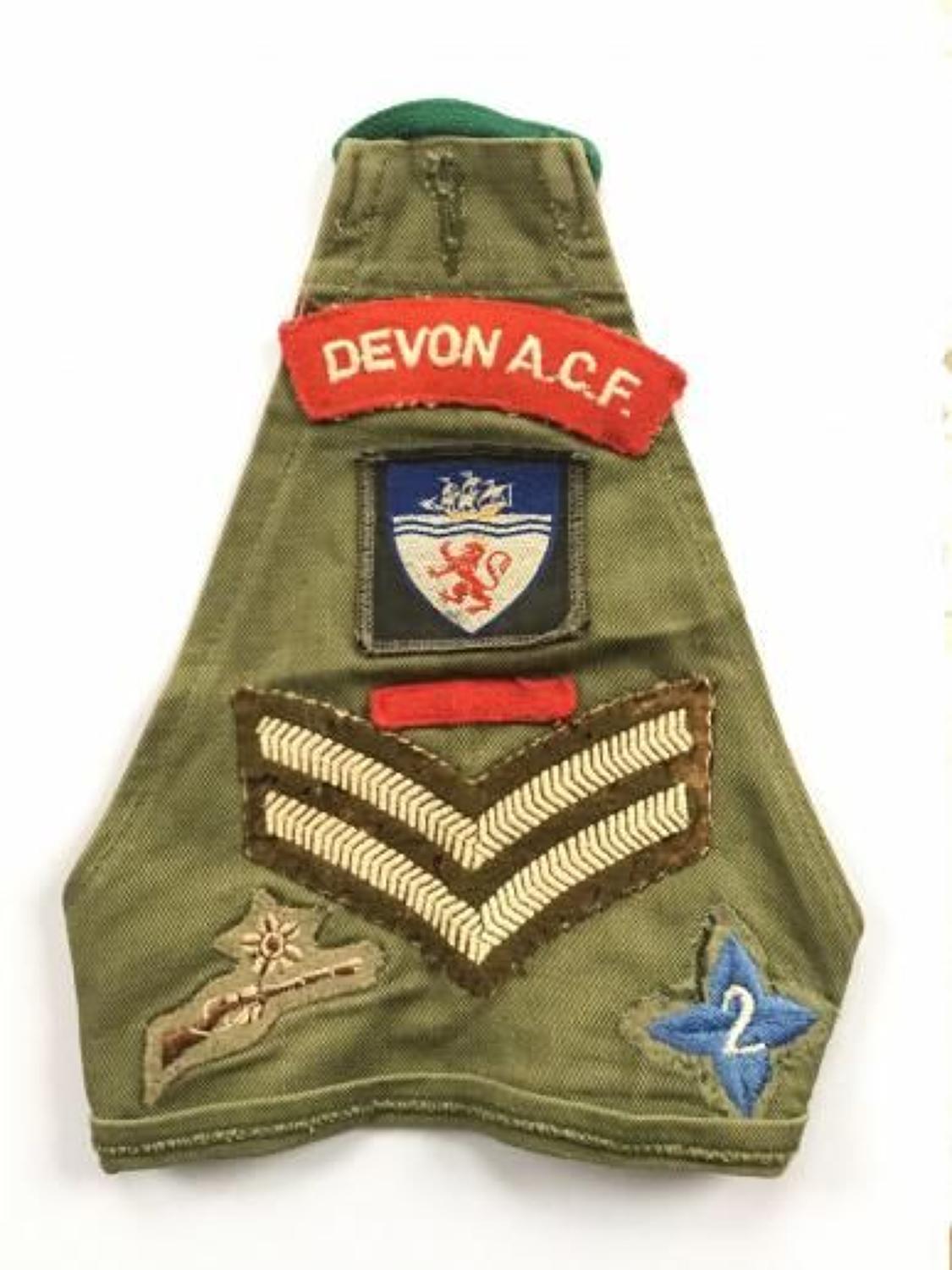 Devon Army Cadet Brassard Badges.