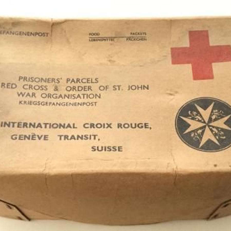 WW2 British Red Cross POW Cardboard Box.