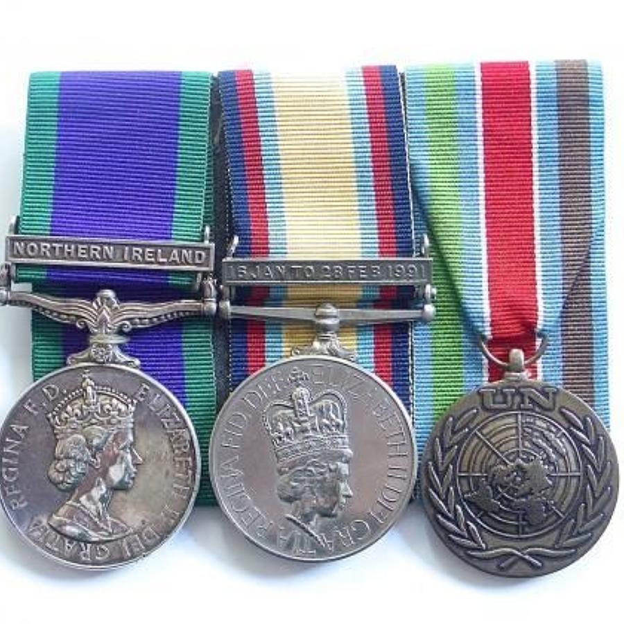 Royal Highland Fusiliers Campaign Service Medal, Gulf War Group of Thr