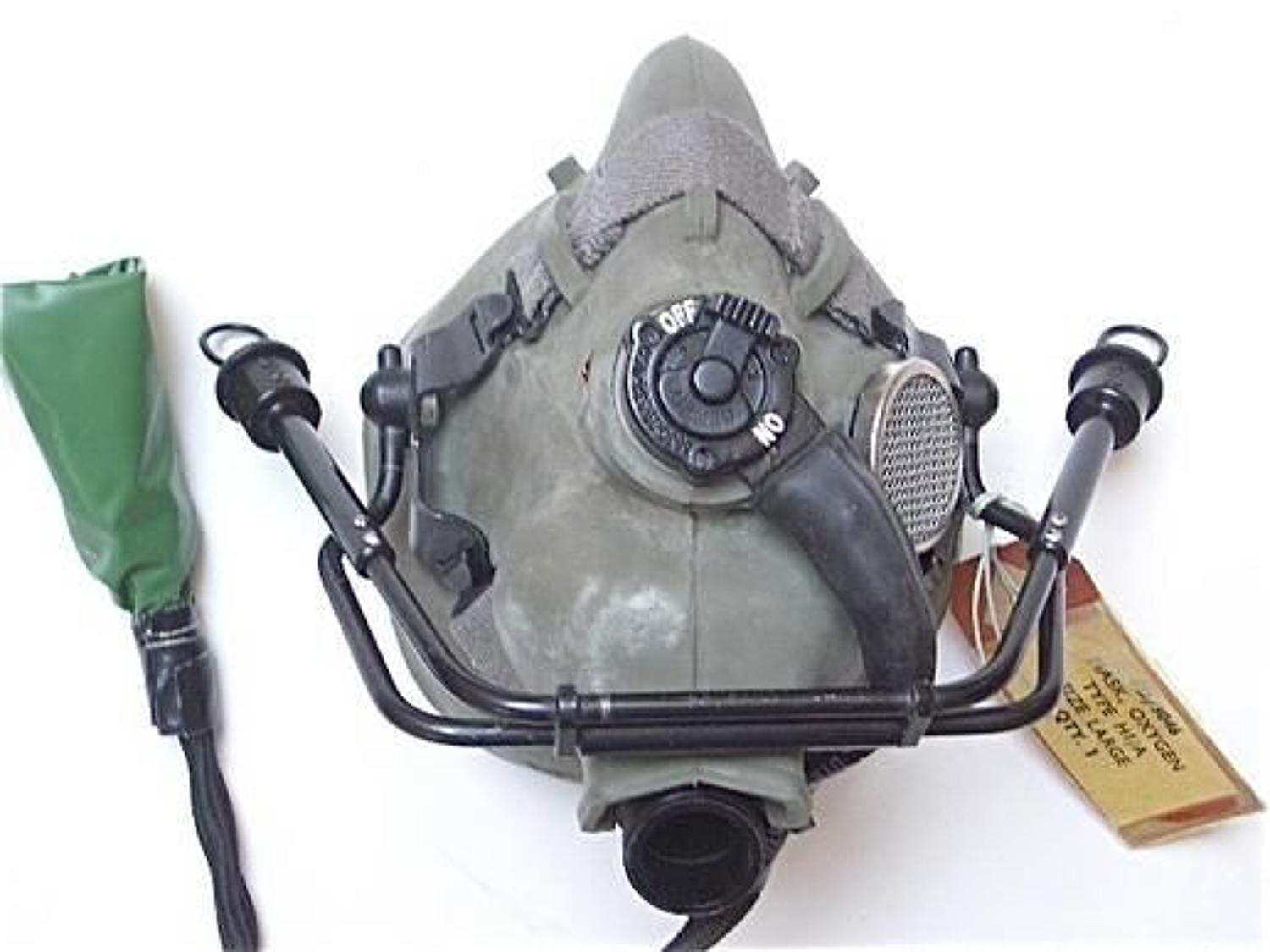 RAF Cold War Period Rare Type H1/A Oxygen Mask