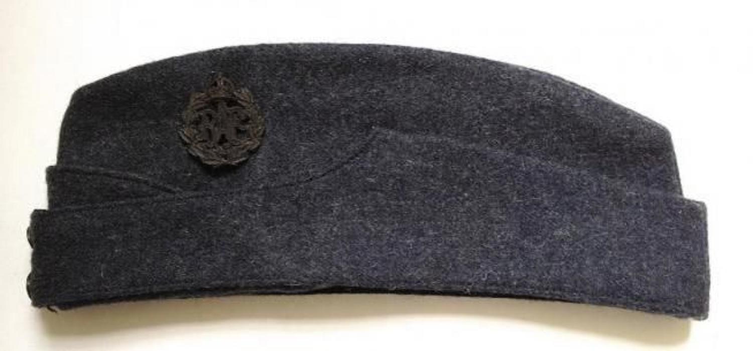 WW2 RAF Other Ranks Side Cap with Economy Badge & Buttons.