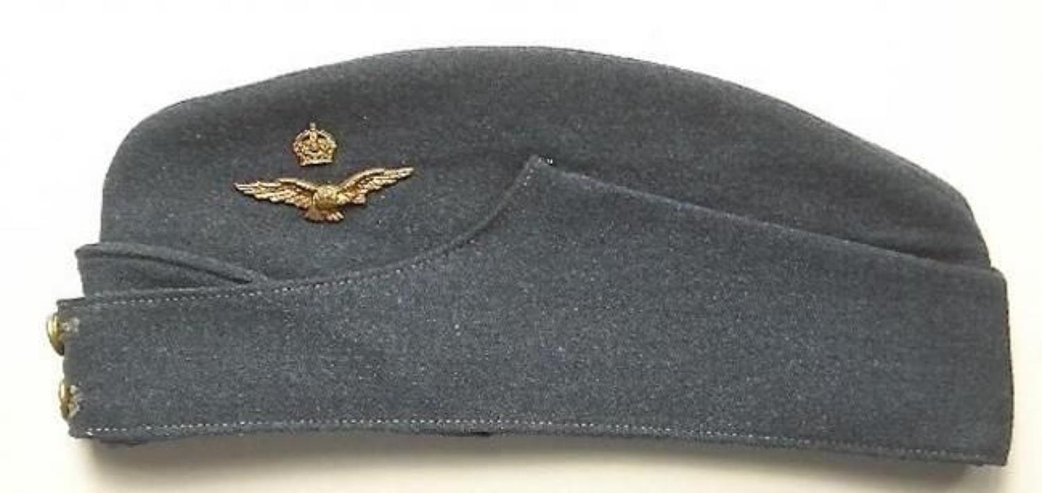 WW2 Period RAF Officers Side Cap.