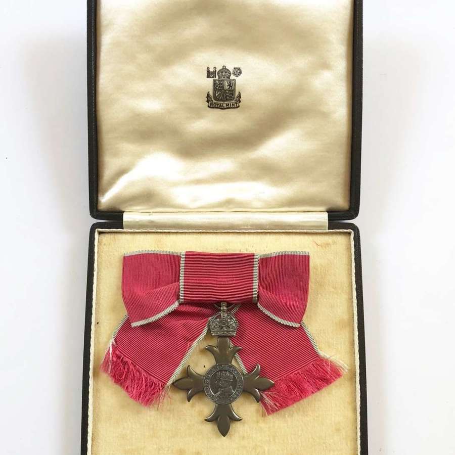 Order of the British Empire Member’s Lady’s breast badge.
