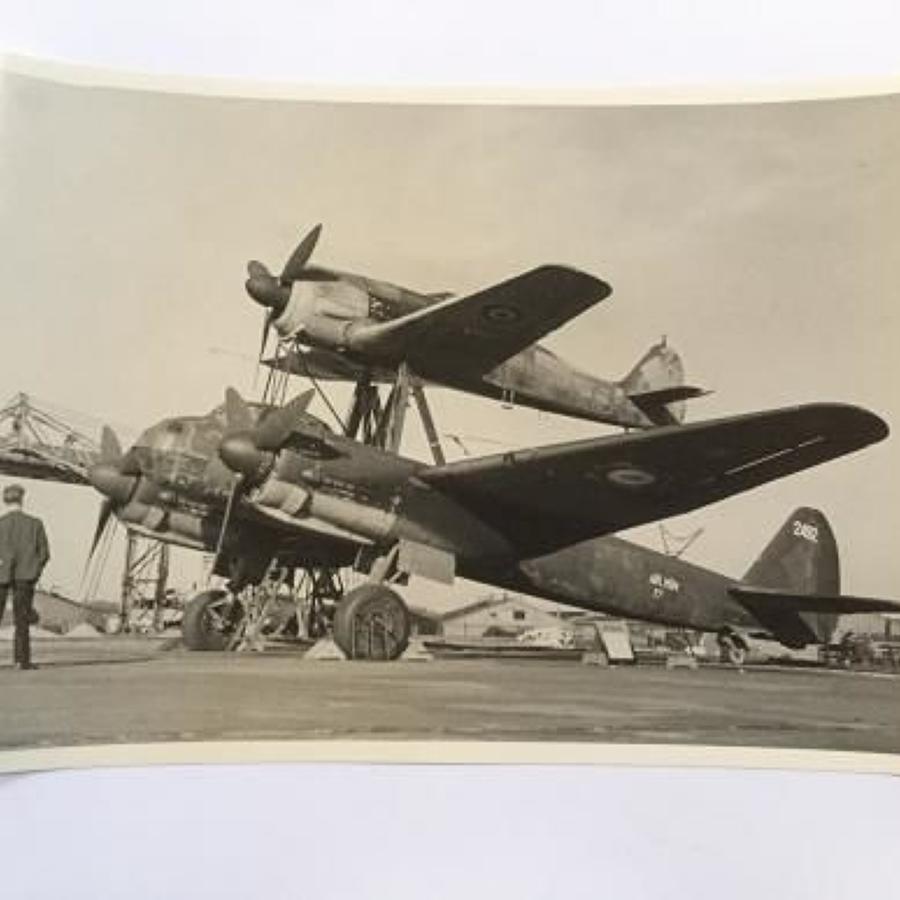 RAF Official Photograph of Experimental German Aircraft.