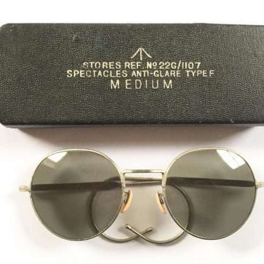 WW2 Pattern Cold War Period RAF Aircrew Flying Spectacles Sun Glasses.