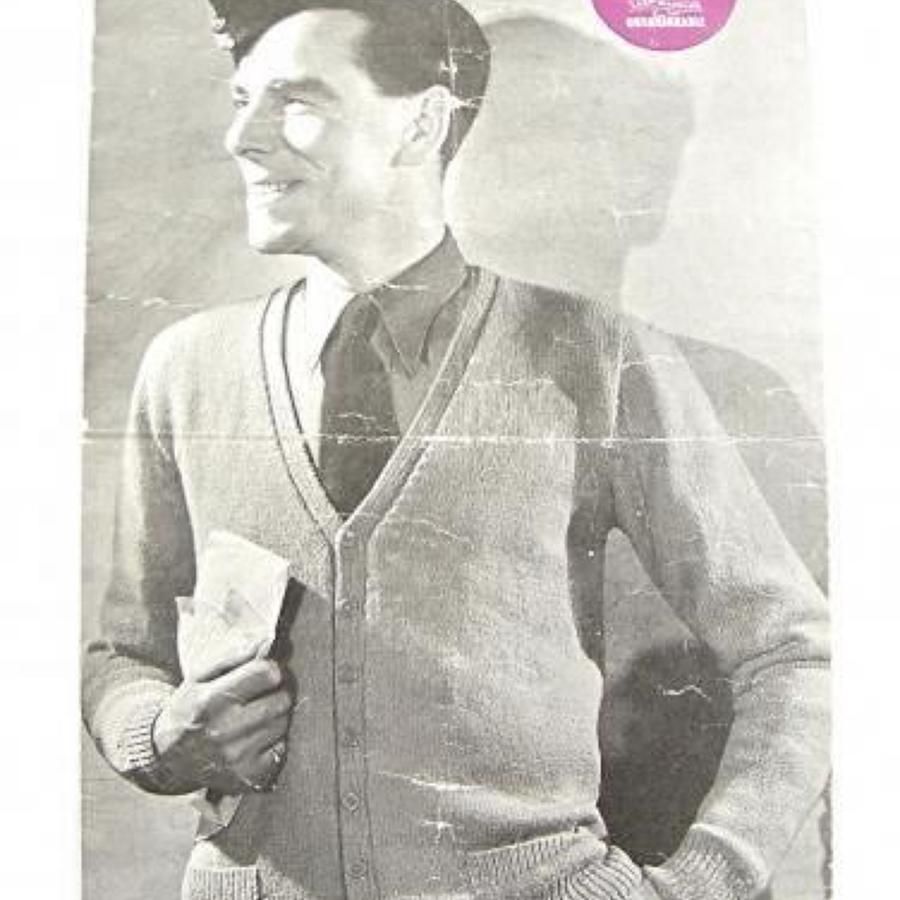 WW2 Period RAF Knitting Pattern.