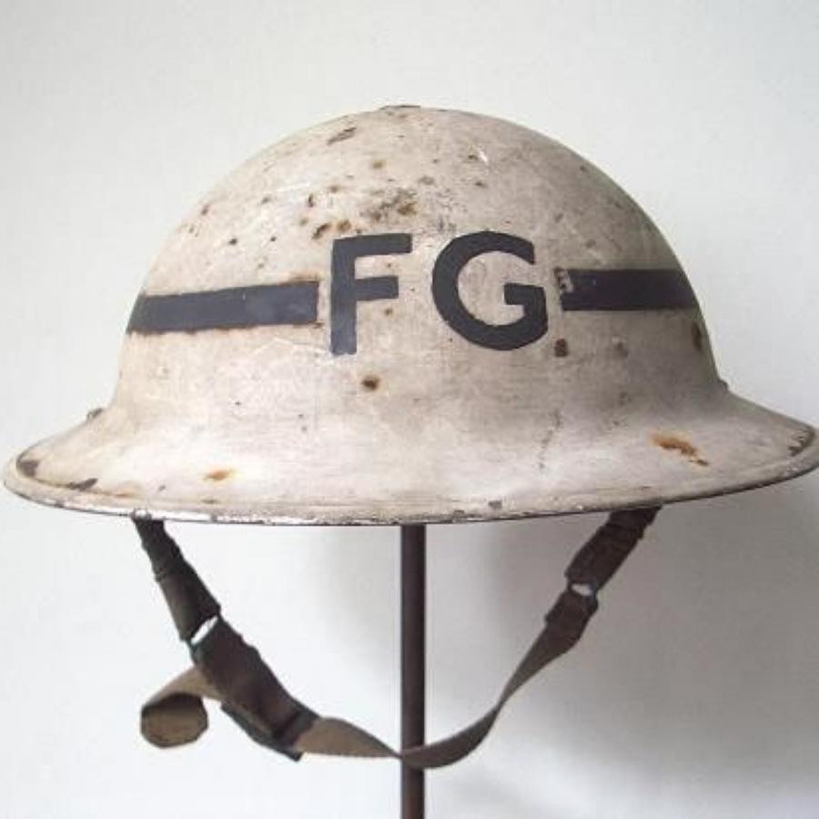 WW2 Period Home Front London Passenger Transport Board F.G Helmet