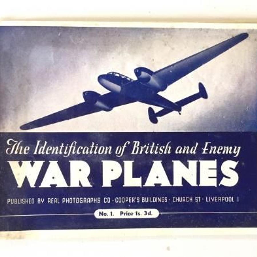 WW2 Aircraft Recognition Booklet No.1