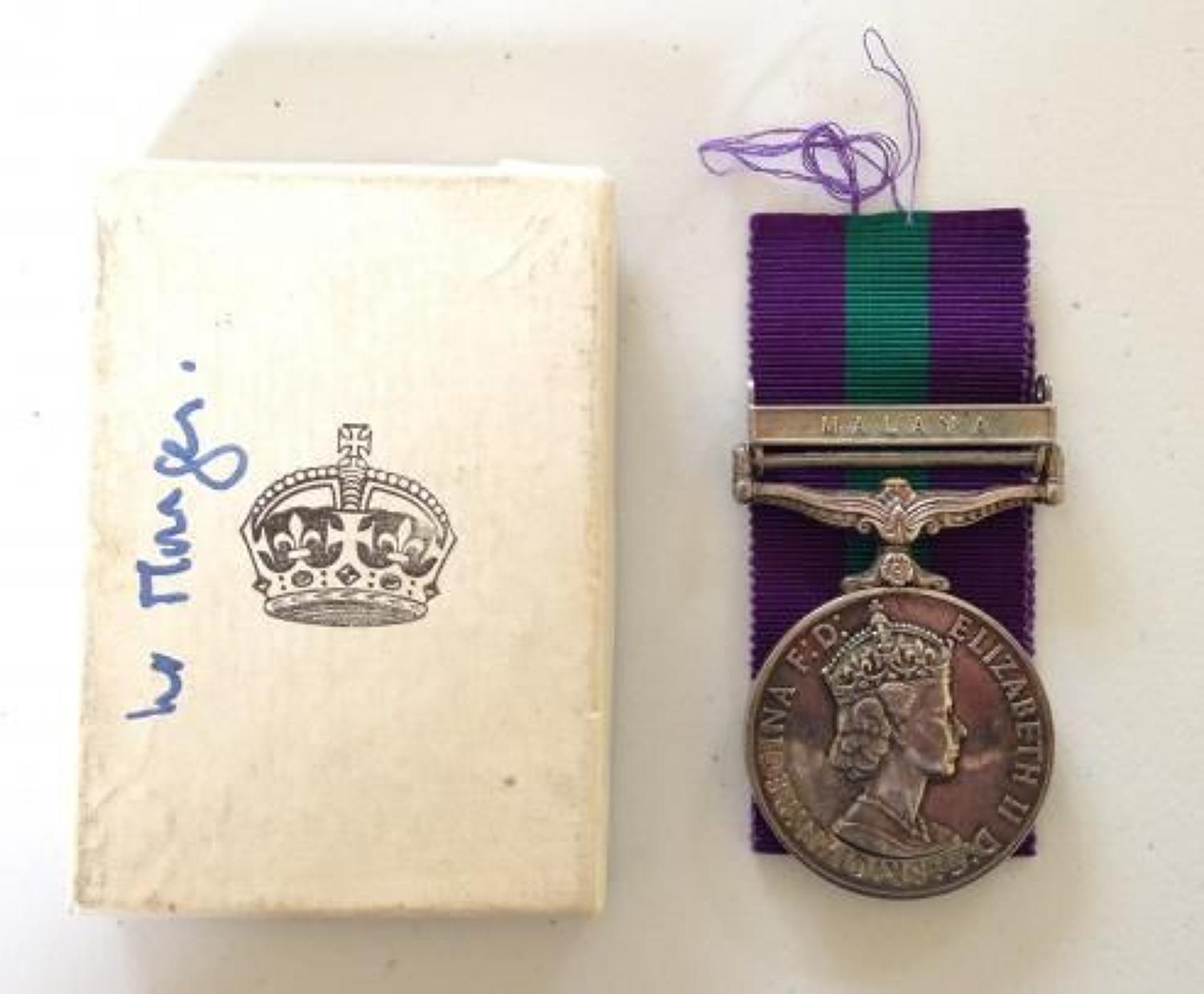 Queen Alexandra's Royal Army Nursing Corps Medal Clasp Malaya