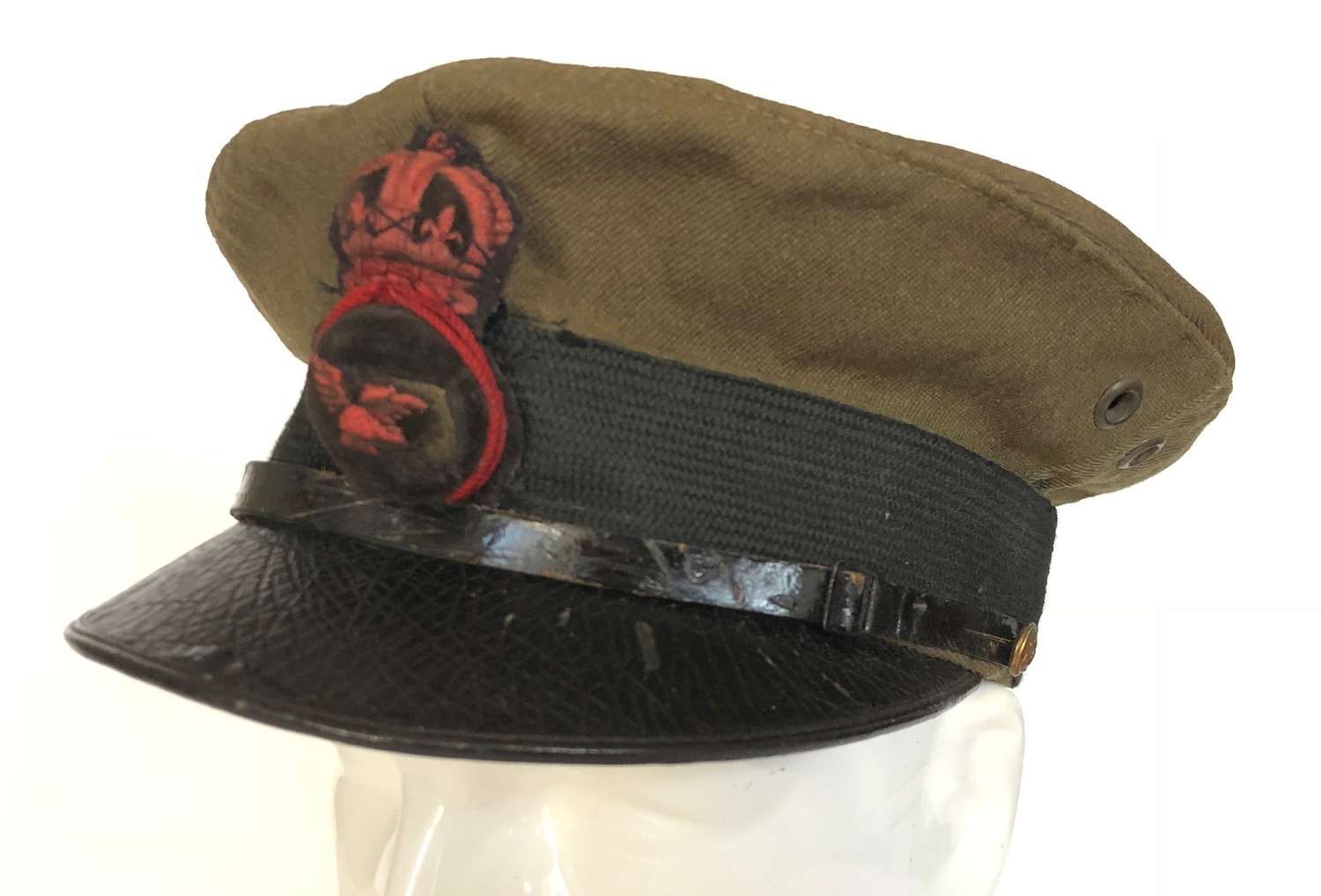 WW1 1918 RAF Other Rank's Khaki Cap.