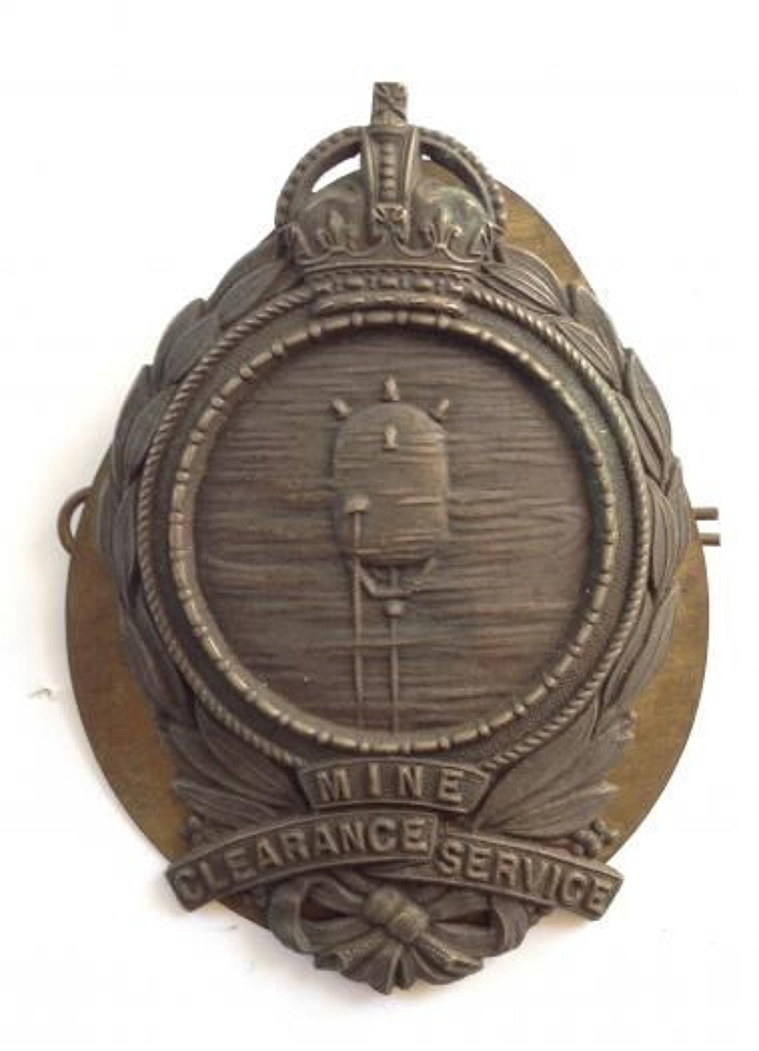 WW1 Royal Navy Mine Clearance Service Sleeve / Cuff Badge.