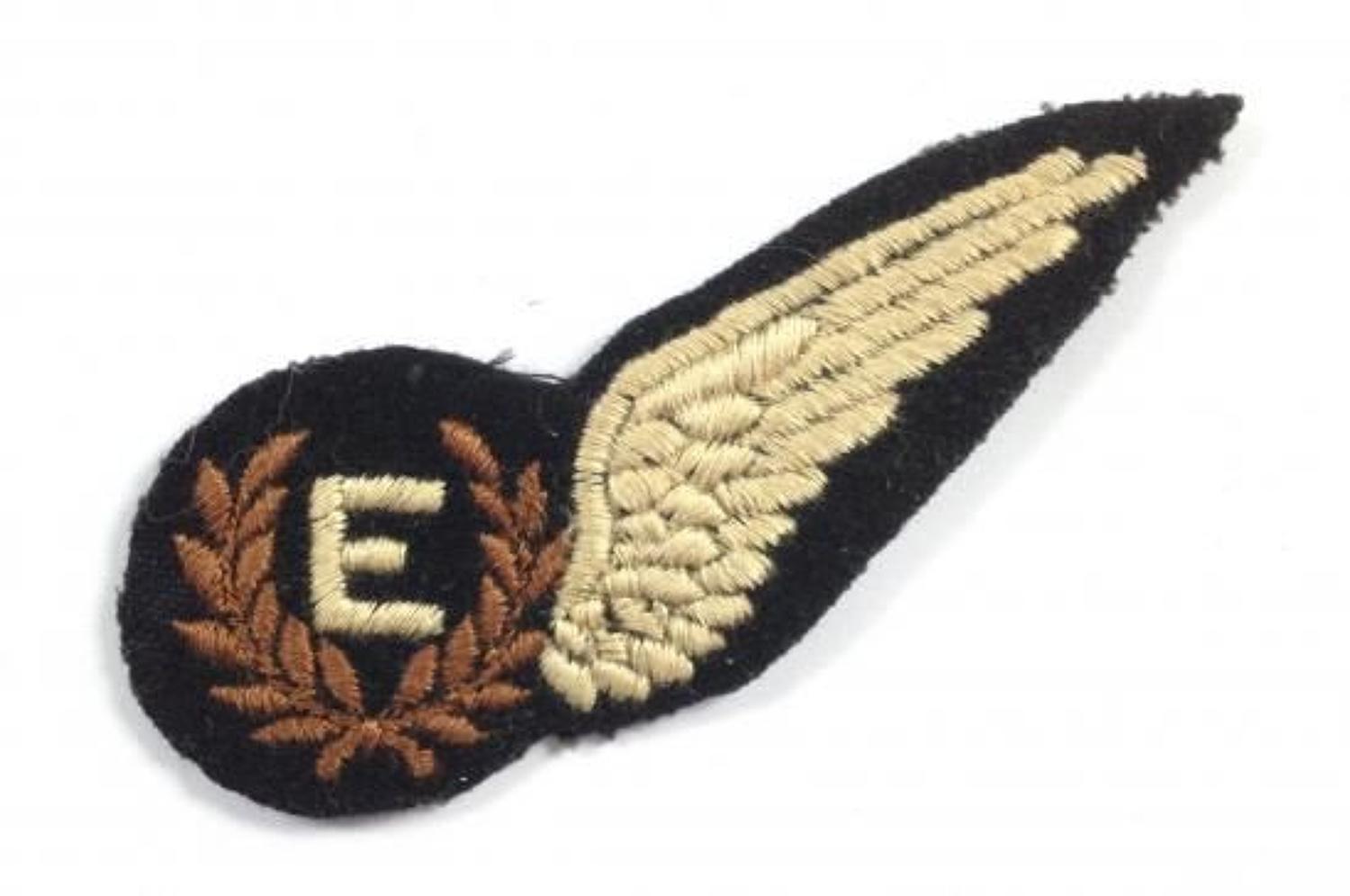 WW2 Period RAF Flight Engineer Brevet Badge.