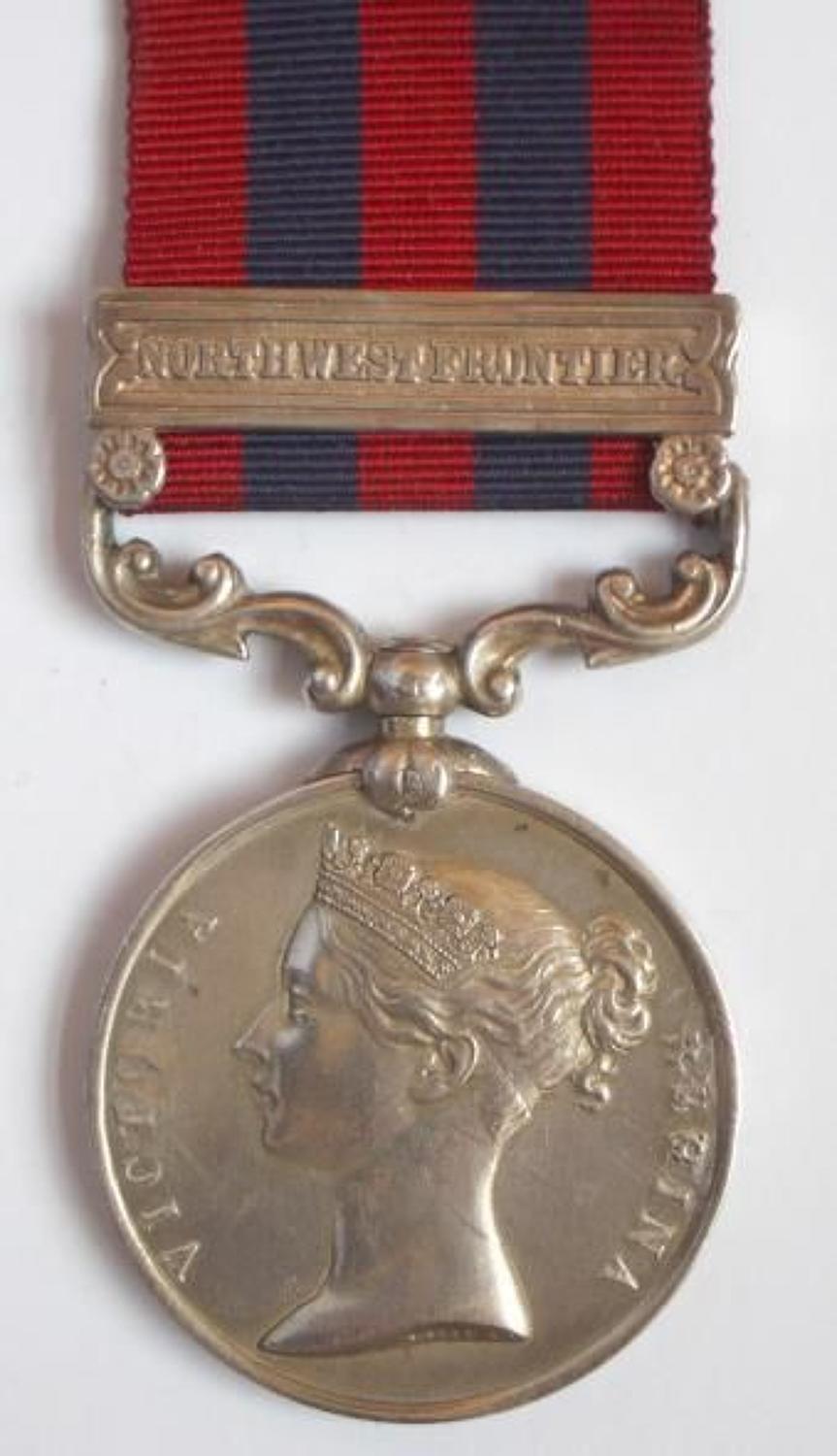 32nd Regiment India General Service Medal 1854, clasp “North West Fr